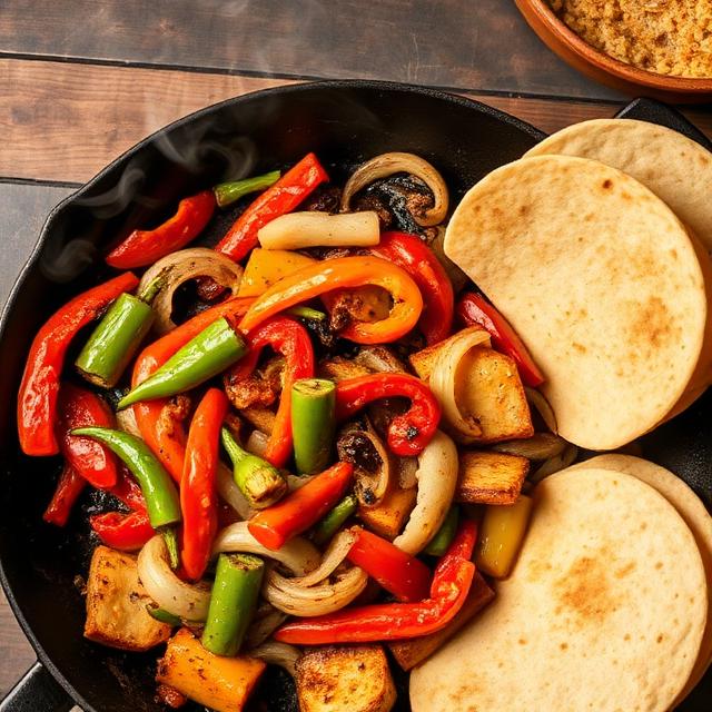 Sizzling fajitas