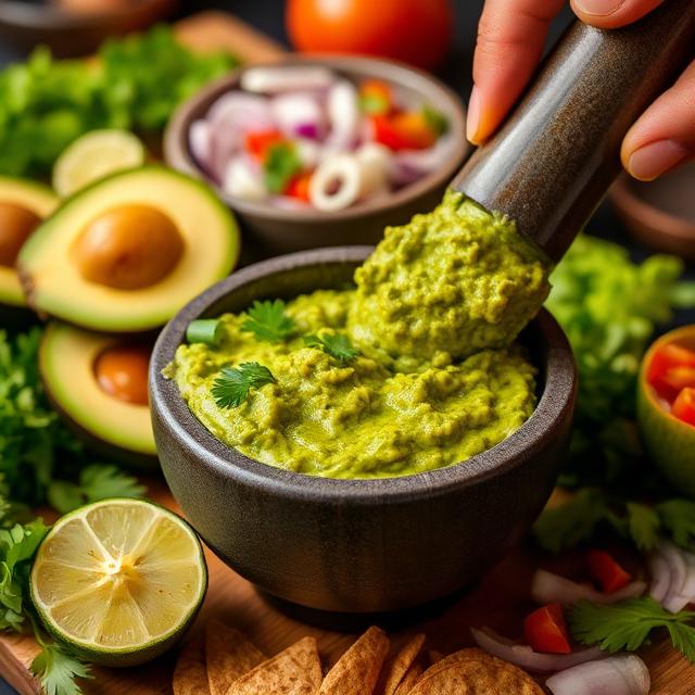 Fresh guacamole
