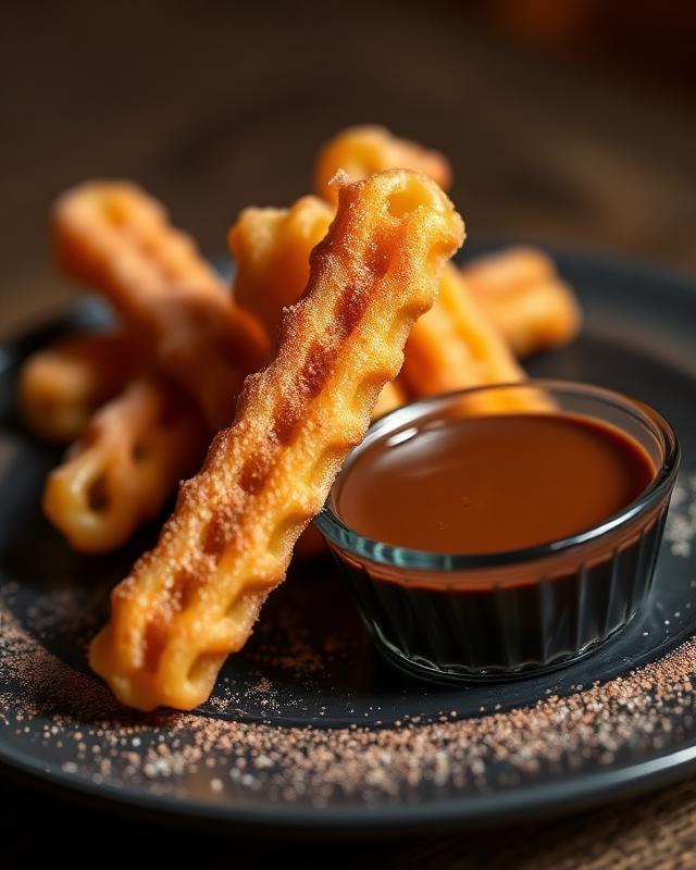 Churros with chocolate